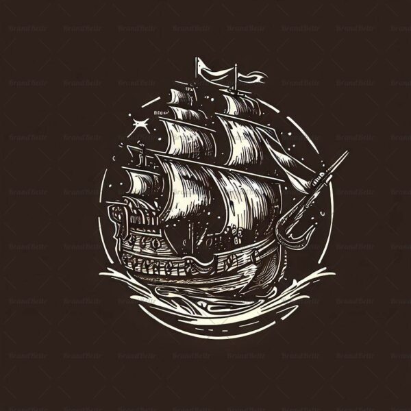 Antikes Piratenschiff